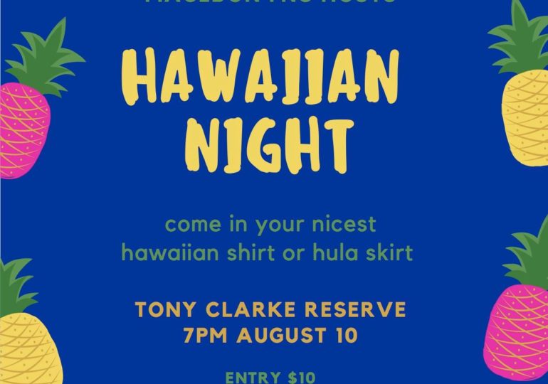 Club Event - Hawaiian Night, 10 August 2019