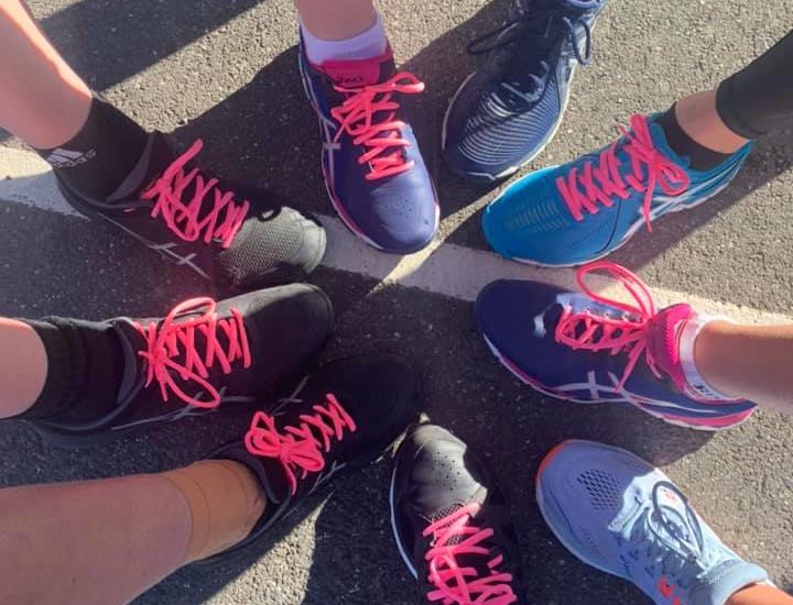 Pink Ribbon Round - Netball Show Their Support