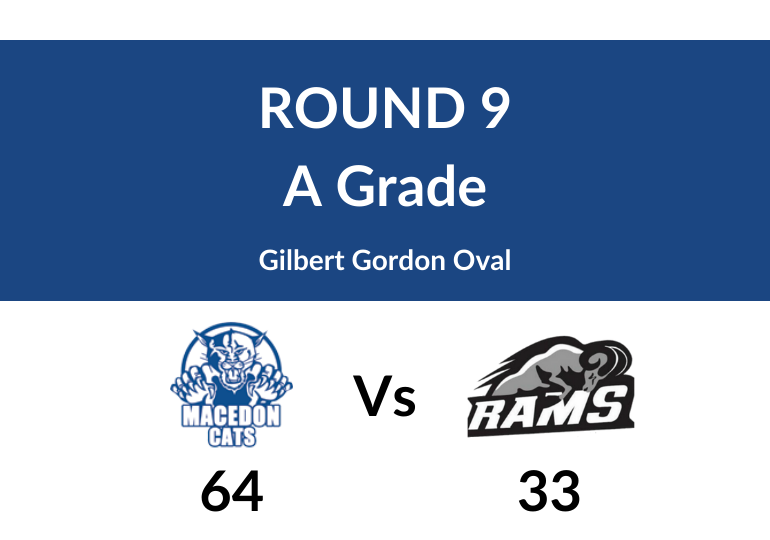 Round 9: Macedon V Western Rams - A Grade