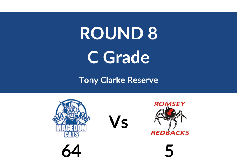 Round 8: Macedon V Romsey - C Grade