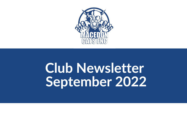 Club Newsletter - September 2022
