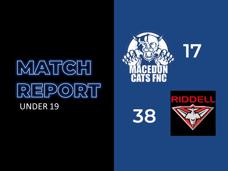 Under 19 Match report